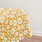 Oogst gouden bloem met cascade-tablet tafelkleed (Voorbeeld)