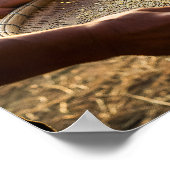 Oogst Graan, Rijstveld Poster (Hoek)