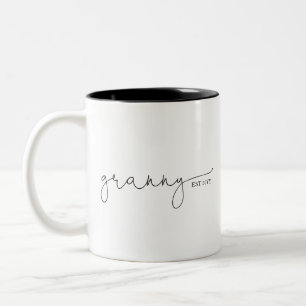 Oogst  Grandma Gift Tweekleurige Koffiemok