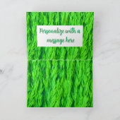 Oogst Green Grass Seed Photo Bedankkaart (Binnen)