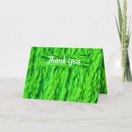 Oogst Green Grass Seed Photo Bedankkaart