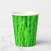 Oogst Green Grass Seed Photo Papieren Bekers (Links)