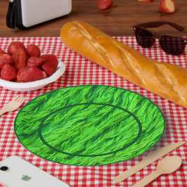 Oogst Green Grass Seed Photo Papieren Bordje