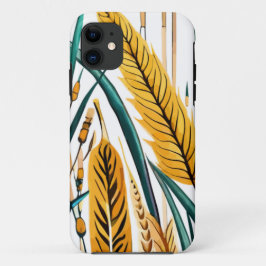 Oogst Harmony: Een warmtegatroon op een wit canvas Case-Mate iPhone Case