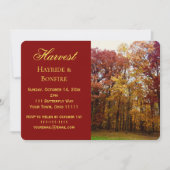 Oogst Hayride en Bonfire Invitation Kaart (Voorkant)