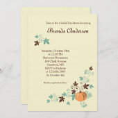 Oogst Herfst Bridal Shower Kaart (Voorkant / Achterkant)