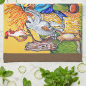 Oogst herfst herenspoelrok theedoek (Gevouwen)