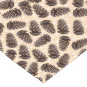 Oogst Herfst Pine Cones Korte Tafelloper (Hoek)