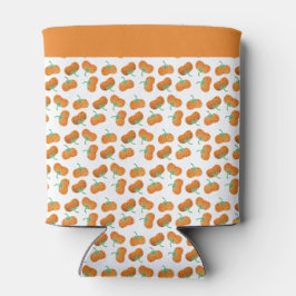 Oogst Herfst Pumpkin Pattern Oranje Green Blikjeskoeler