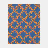 Oogst Herfst Wreaten Pattern Custom Fleece Blanket (Voorkant)