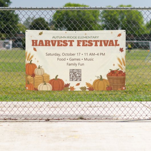 Oogst Herfstfeest Spandoek (Insitu)