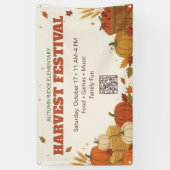 Oogst Herfstfeest Spandoek (Verticaal)