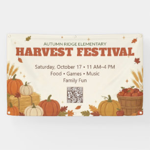 Oogst Herfstfeest Spandoek