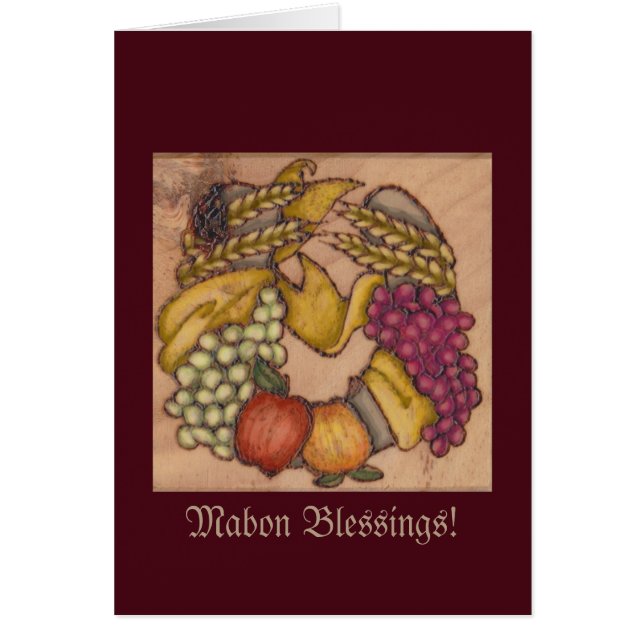 Oogst Hoefijzer Mabon Harvest Home (Voorkant)