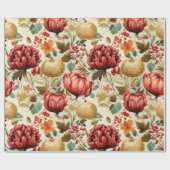 Oogst Hues Thanksgiving Cadeaupapier (Vlak)