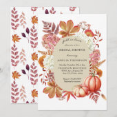 Oogst in de herfst | Bruiloftsborrel met herfstblo Kaart (Voorkant / Achterkant)