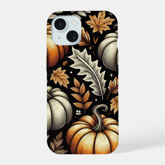 Oogst in de herfst iPhone 15 case (Achterkant)