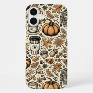 Oogst in de herfst iPhone 16 plus hoesje