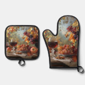 Oogst in de herfst ovenwant & pannenlap set (Voorkant)