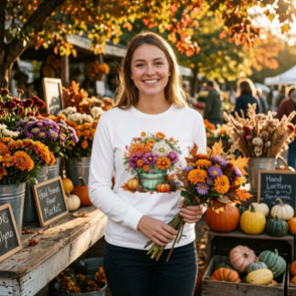 Oogst in de herfst Tri-Blend shirt