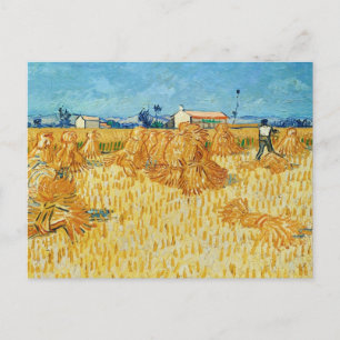 Oogst in de Provence door Van Gogh Briefkaart