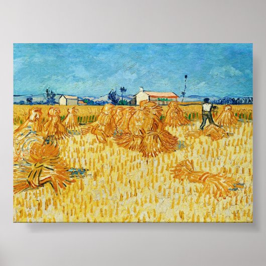 Oogst in de Provence door Van Gogh Poster (Voorkant)