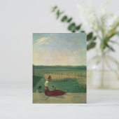 Oogst in de zomer, 1820 briefkaart (Staand voorkant)