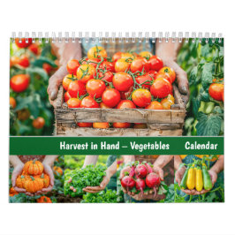 Oogst in Hand – Een Jaar van Groenten Kalender