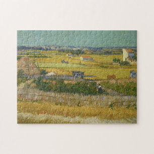 Oogst in La Crau door Vincent Van Gogh Legpuzzel