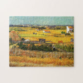 Oogst in La Crau, met Montmajour... Legpuzzel (Horizontaal)