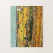 Oogst in La Crau, met Montmajour... Legpuzzel (Verticaal)