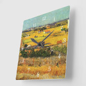 Oogst in La Crau, met Montmajour... Vierkante Klok (Hoek)