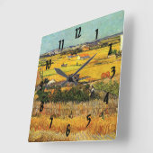 Oogst in La Crau, met Montmajour... Vierkante Klok (Hoek)