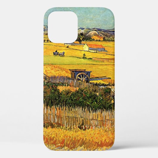 Oogst in La Crau, Montmajour door Vincent van Gogh Case-Mate iPhone Case (Achterkant)