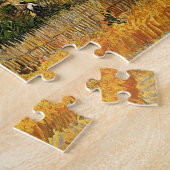 Oogst in La Crau, Montmajour door Vincent van Gogh Legpuzzel (Zijkant)