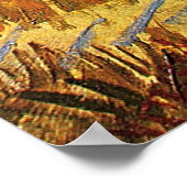 Oogst in La Crau (van Gogh) Poster (Hoek)