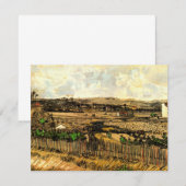 Oogst in Provence Montmajour door Vincent van Gogh (Voorkant / Achterkant)