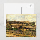 Oogst in Provence Montmajour door Vincent van Gogh Briefkaart (Voorkant / Achterkant)