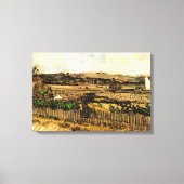 Oogst in Provence Montmajour door Vincent van Gogh Canvas Afdruk (Voorkant)