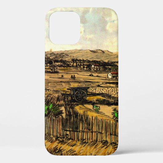 Oogst in Provence Montmajour door Vincent van Gogh Case-Mate iPhone Case (Achterkant)