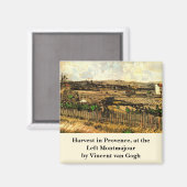 Oogst in Provence Montmajour door Vincent van Gogh Magneet (Voorkant / Achterkant)