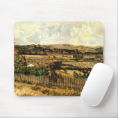 Oogst in Provence Montmajour door Vincent van Gogh Muismat (Met muis)