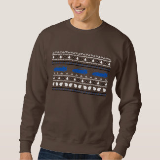Oogst-kerstTurbo Car Sweatshirt