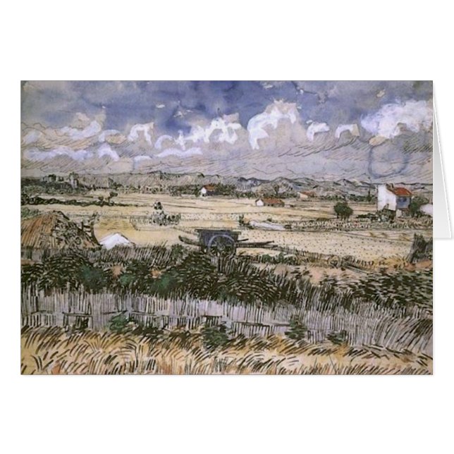 Oogst Landscape, Vincent van Gogh (Voorkant Horizontaal)