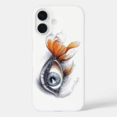 Oogst met visstaart Surreëlische tekenkunst Case-Mate iPhone Case (Achterkant)