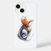 Oogst met visstaart Surreëlische tekenkunst Case-Mate iPhone Case (Achterkant)