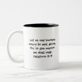 Oogst-Mok Tweekleurige Koffiemok (Links)