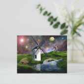 Oogst Moon. Briefkaart (Staand voorkant)