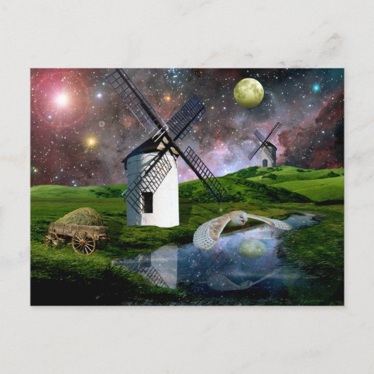 Oogst Moon. Briefkaart (Voorkant)