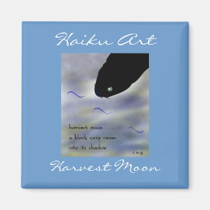 Oogst Moon Haiku Art Magnet